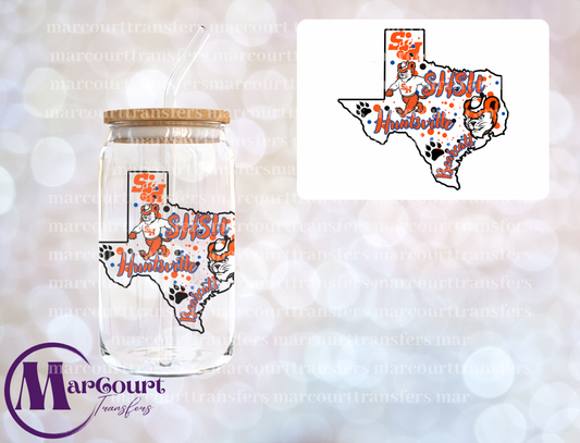 SAM HOUSTON STATE-DECAL-UV DTF CUP WRAP