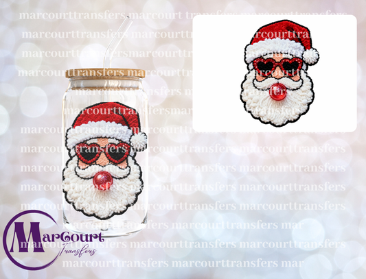 SANTA BUBBLEGUM YARN-DECAL-UV DTF CUP WRAP