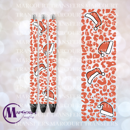 SANTA HAT CHEETAH PEN-UV PEN WRAP