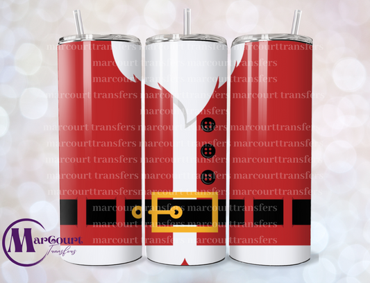 SANTA SUIT-SKINNY TUMBLER TRANSFER