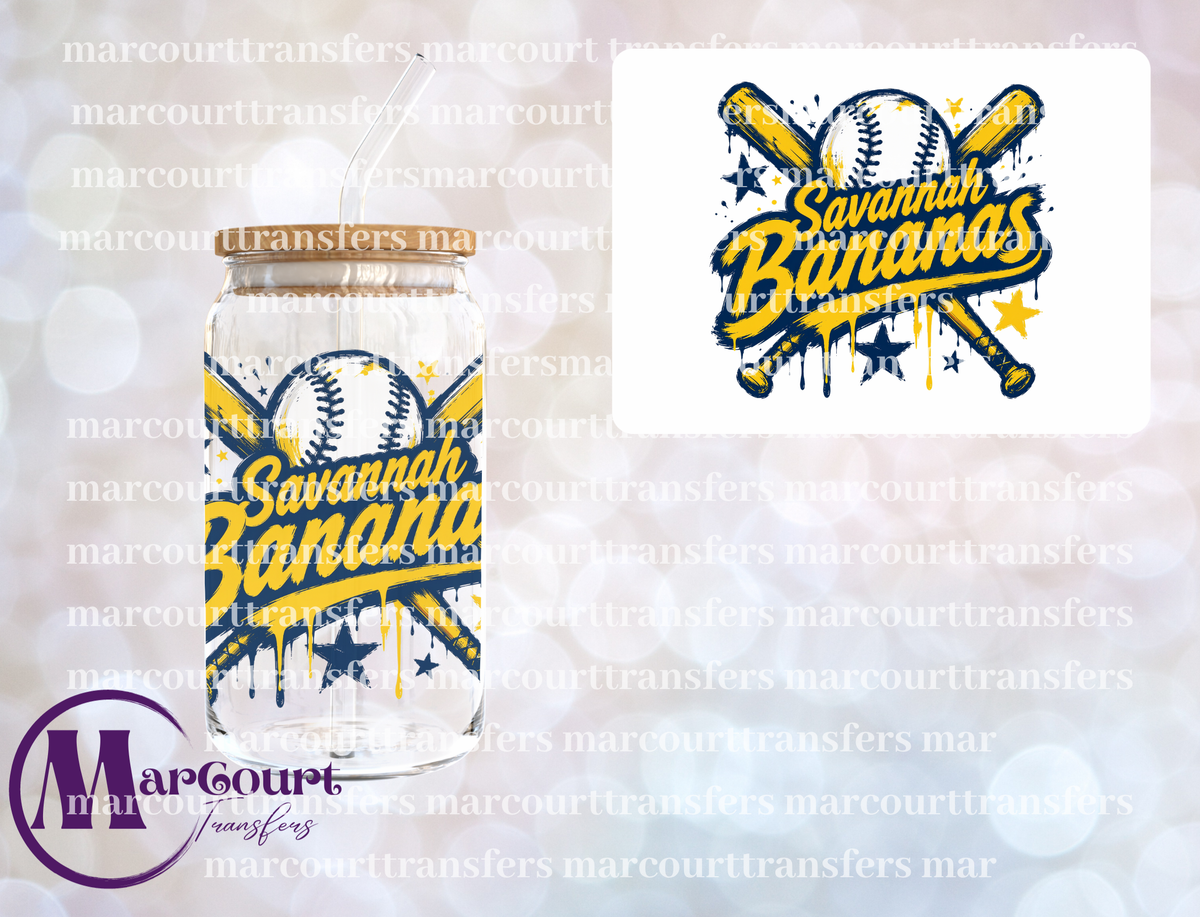 SAVANNAH BANANAS BATS-UV DTF CUP WRAP