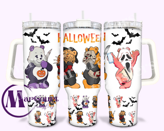 SCARE BEARS HALLOWEEN-40 0Z-UV DTF CUP WRAP