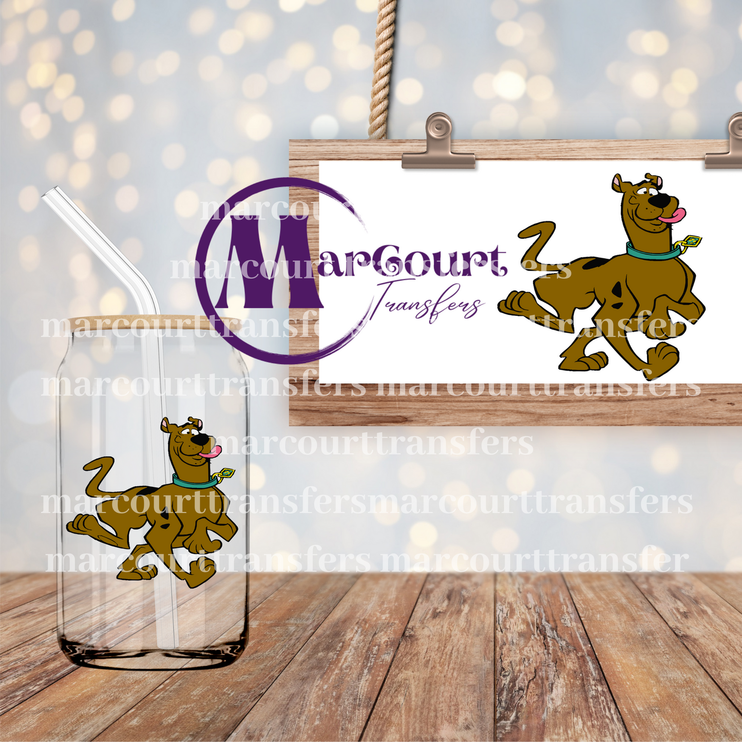 SCOOBY DOO-DECAL-UV DTF CUP WRAP