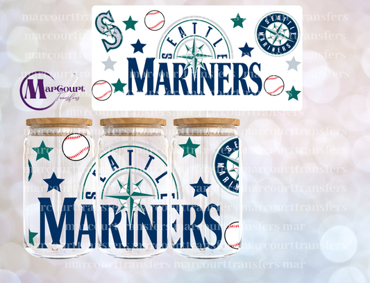 SEATTLE MARINERS-16 0Z-UV DTF CUP WRAP