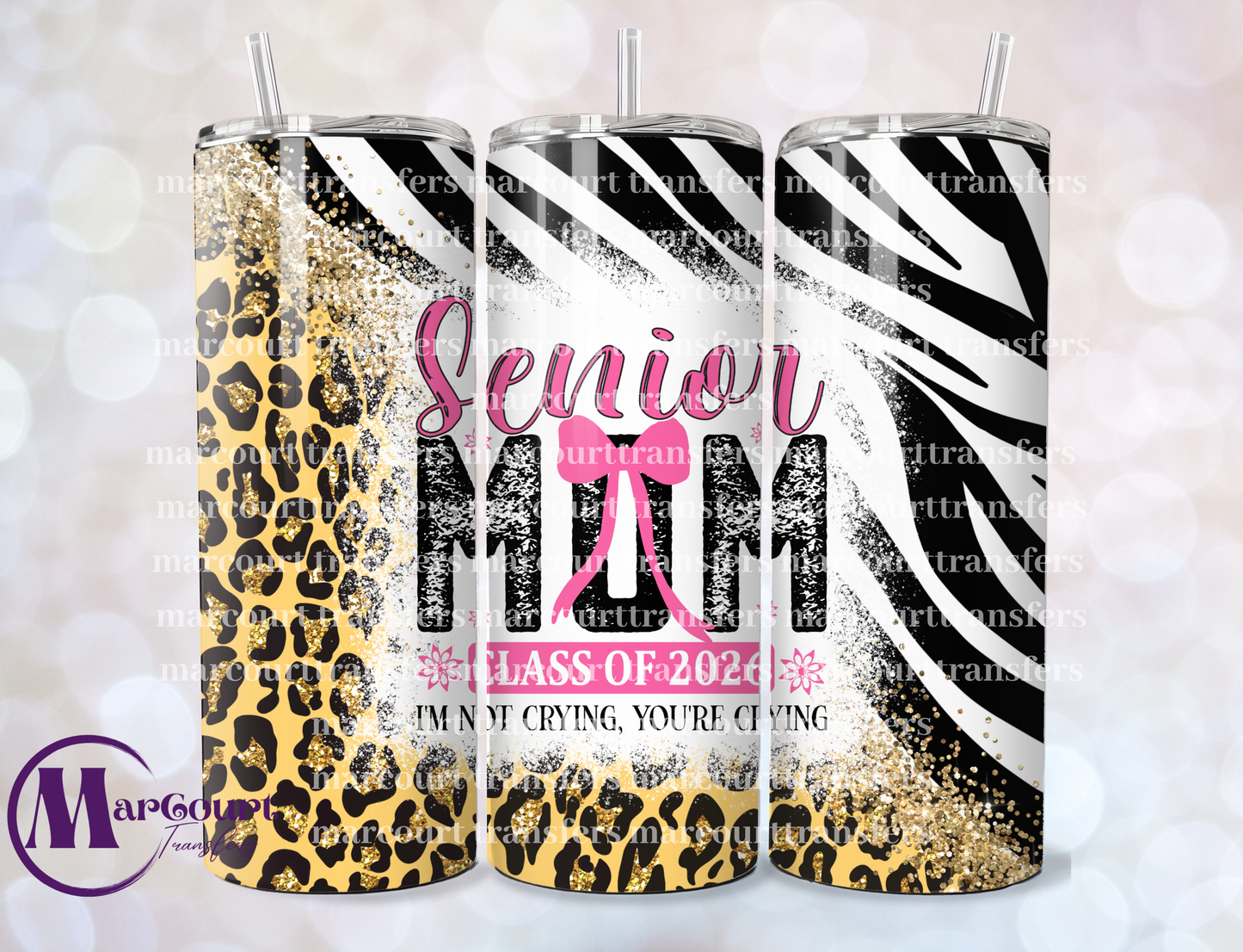 SENIOR MOM IM NOT CRYING YOU'RE CRYING-20 OZ-UV DTF CUP WRAP