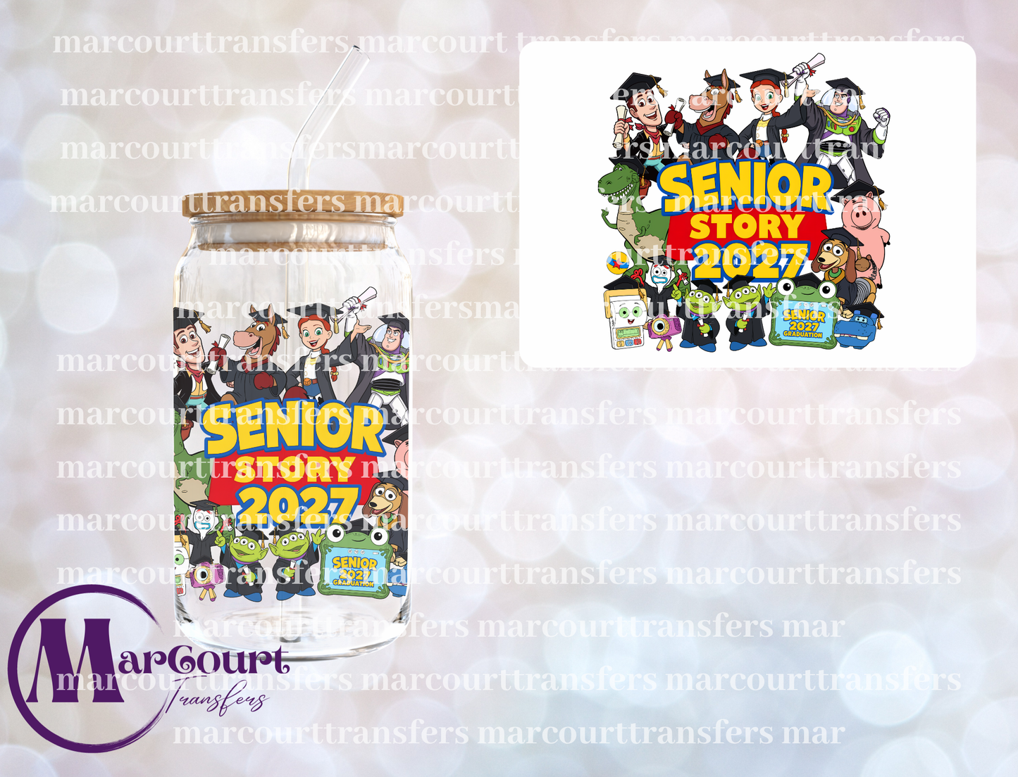 SENIOR STORY 2027-UV DTF CUP WRAP