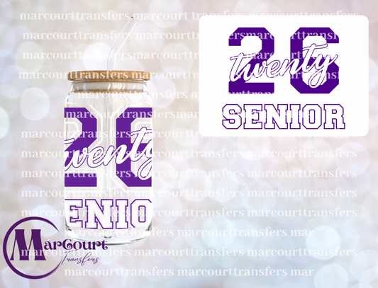 SENIOR TWENTY 26-UV DTF CUP WRAP