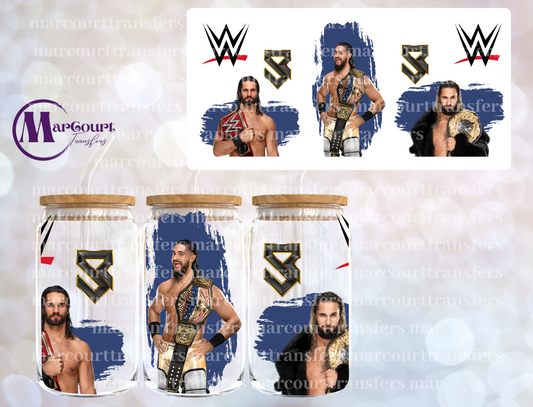 SETH ROLLINS-16 0Z-UV DTF CUP WRAP