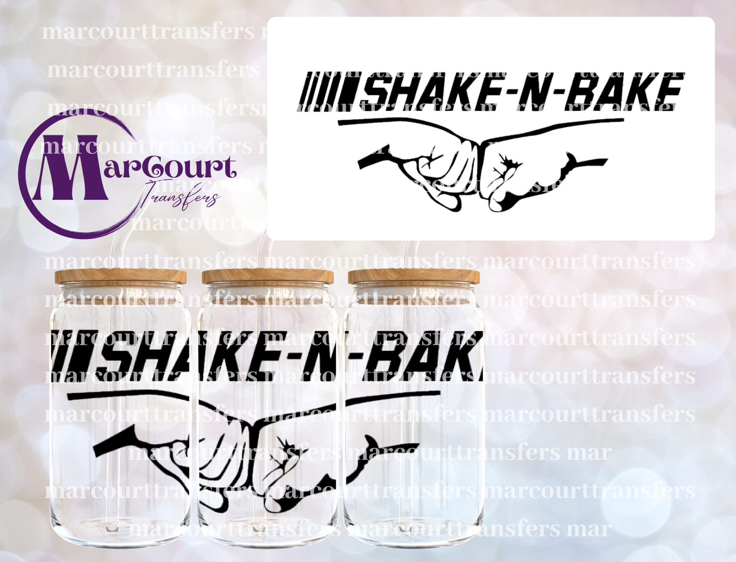 SHAKE AND BAKE-16 0Z-UV DTF CUP WRAP
