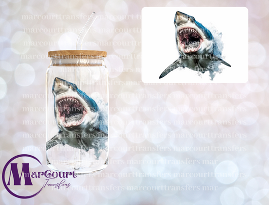 SHARK-DECAL-UV DTF CUP WRAP