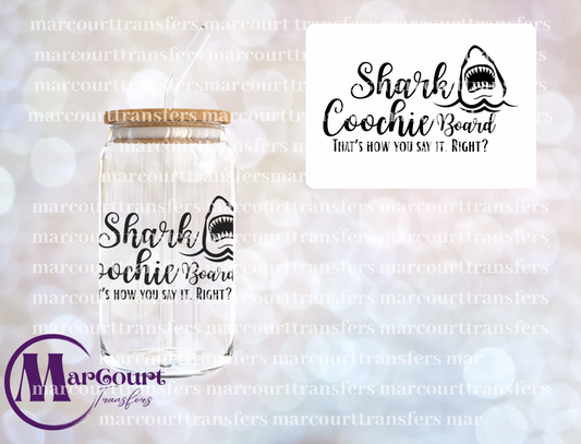 SHARK COOCHIE BOARD-DECAL-UV DTF CUP WRAP