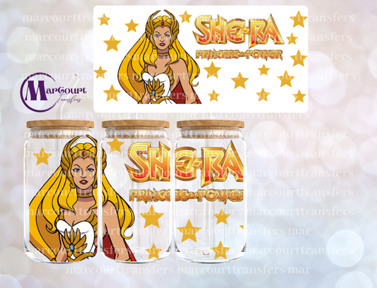 SHE-RA PRINCESS OF POWER-16 0Z-UV DTF CUP WRAP