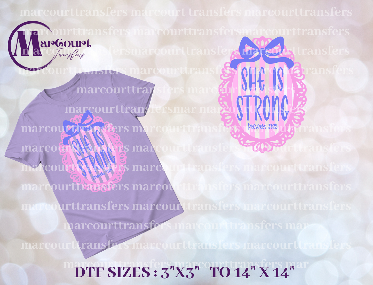 DTF-SHE IS STRONG