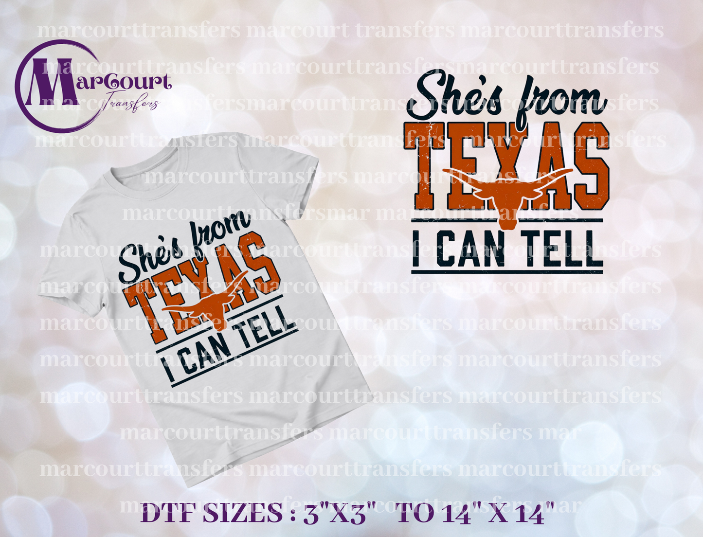 DTF-SHES FROM TEXAS LONGHORNS
