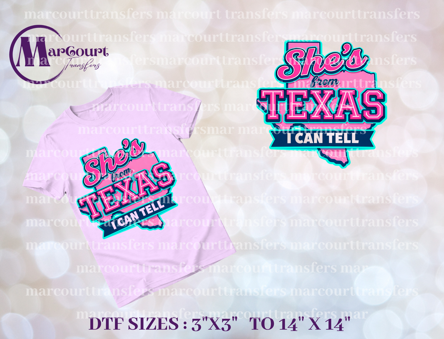 DTF-SHES FROM TEXAS PINK