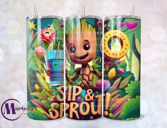 SIP AND SPROUT-SKINNY TUMBLER TRANSFER