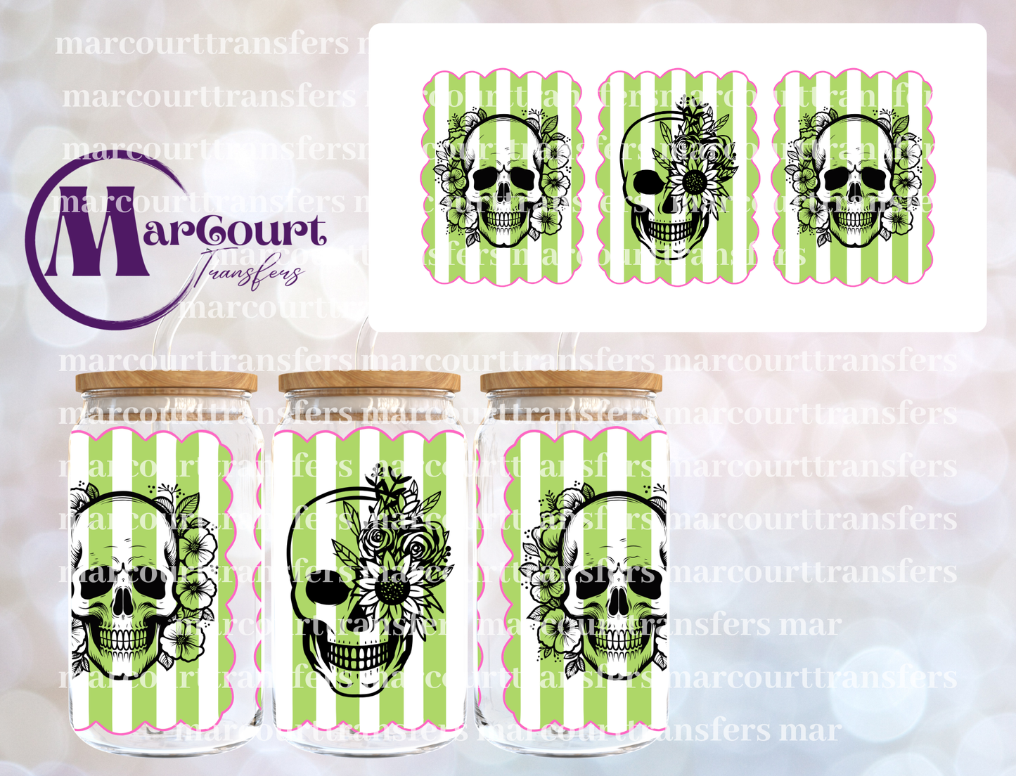 SKELLY TRIO-16 0Z-UV DTF CUP WRAP