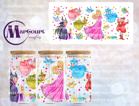 SLEEPING BEAUTY-16 0Z-UV DTF CUP WRAP