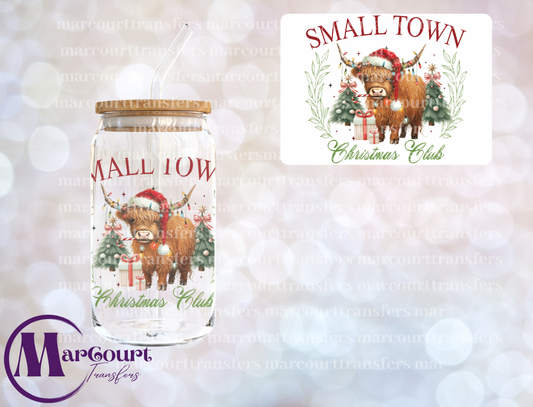 SMALL TOWN CHRISTMAS-DECAL-UV DTF CUP WRAP