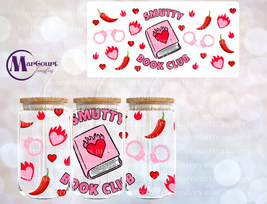 SMUTTY BOOK CLUB-16 0Z-UV DTF CUP WRAP