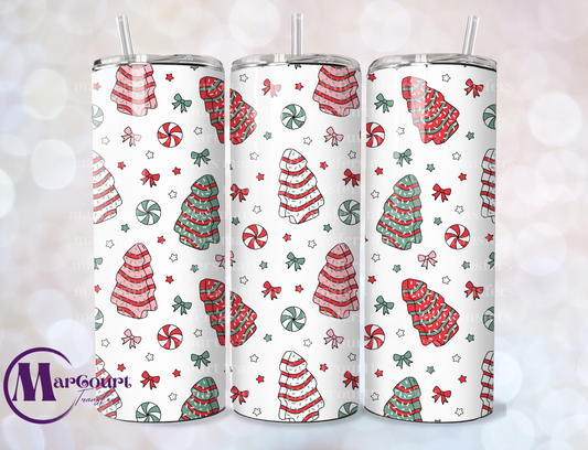 SNACK CAKES WHITE BACKGROUND-SKINNY TUMBLER TRANSFER