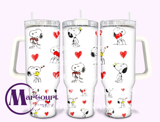 SNOOPY 40-40 0Z-UV DTF CUP WRAP