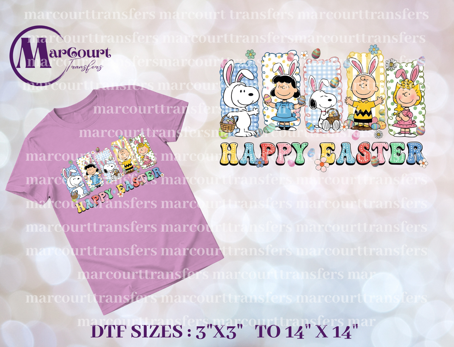 DTF-SNOOPY GANG EASTER