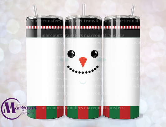 SNOWMAN-SKINNY TUMBLER TRANSFER