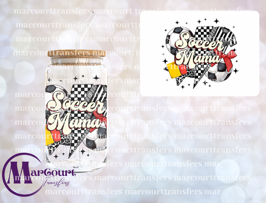 SOCCER MAMA-DECAL-UV DTF CUP WRAP