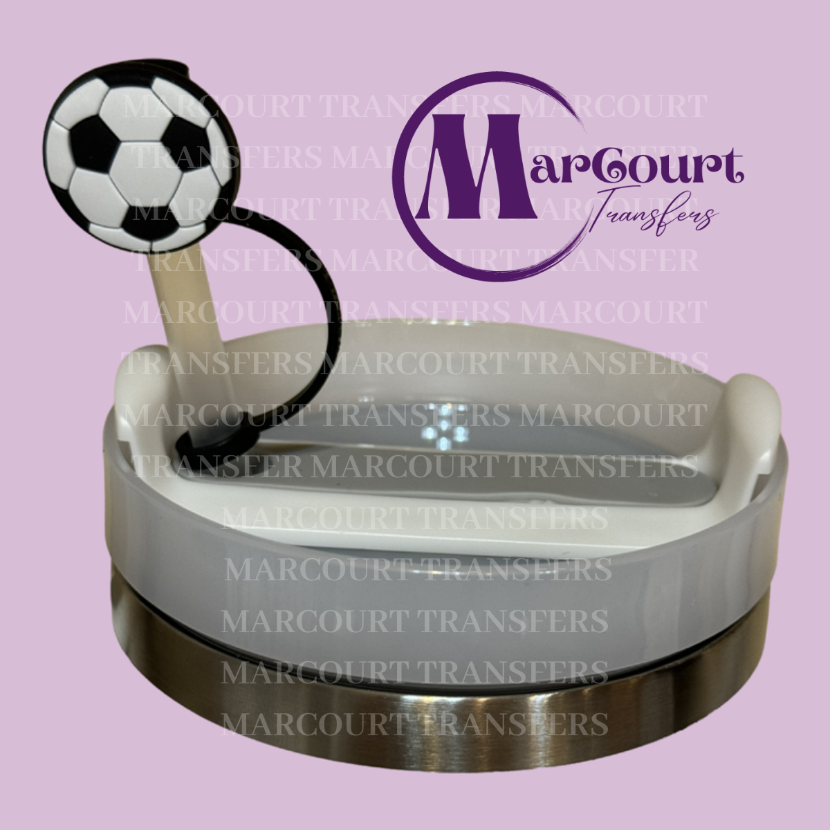 SOCCER BALL-STRAW TOPPER