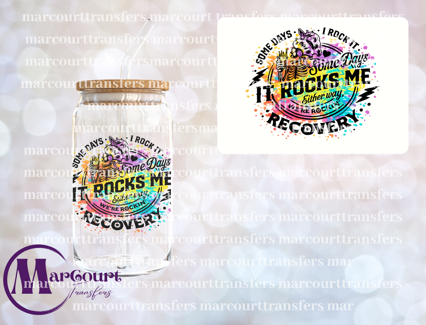 SOME DAYS I ROCK IT-UV DTF CUP WRAP