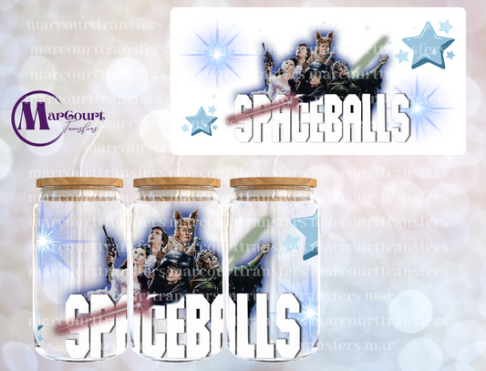 SPACEBALLS-16 0Z-UV DTF CUP WRAP