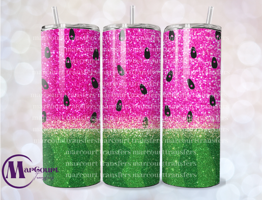 SPARKLY WATERMELON-20 OZ-UV DTF CUP WRAP