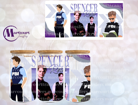 SPENCER REID-CRIMINAL MINDS-16 0Z-UV DTF CUP WRAP