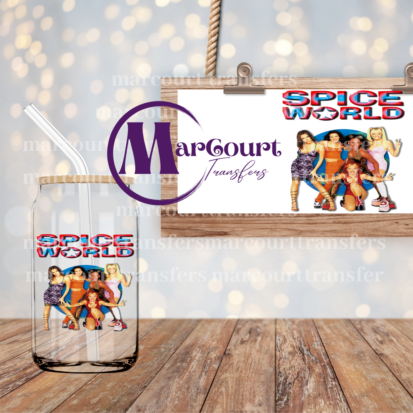 SPICE WORLD-DECAL-UV DTF CUP WRAP