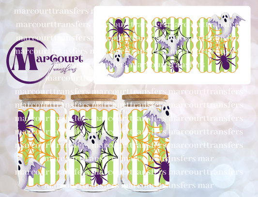 SPIDERS AND GHOSTS-16 0Z-UV DTF CUP WRAP