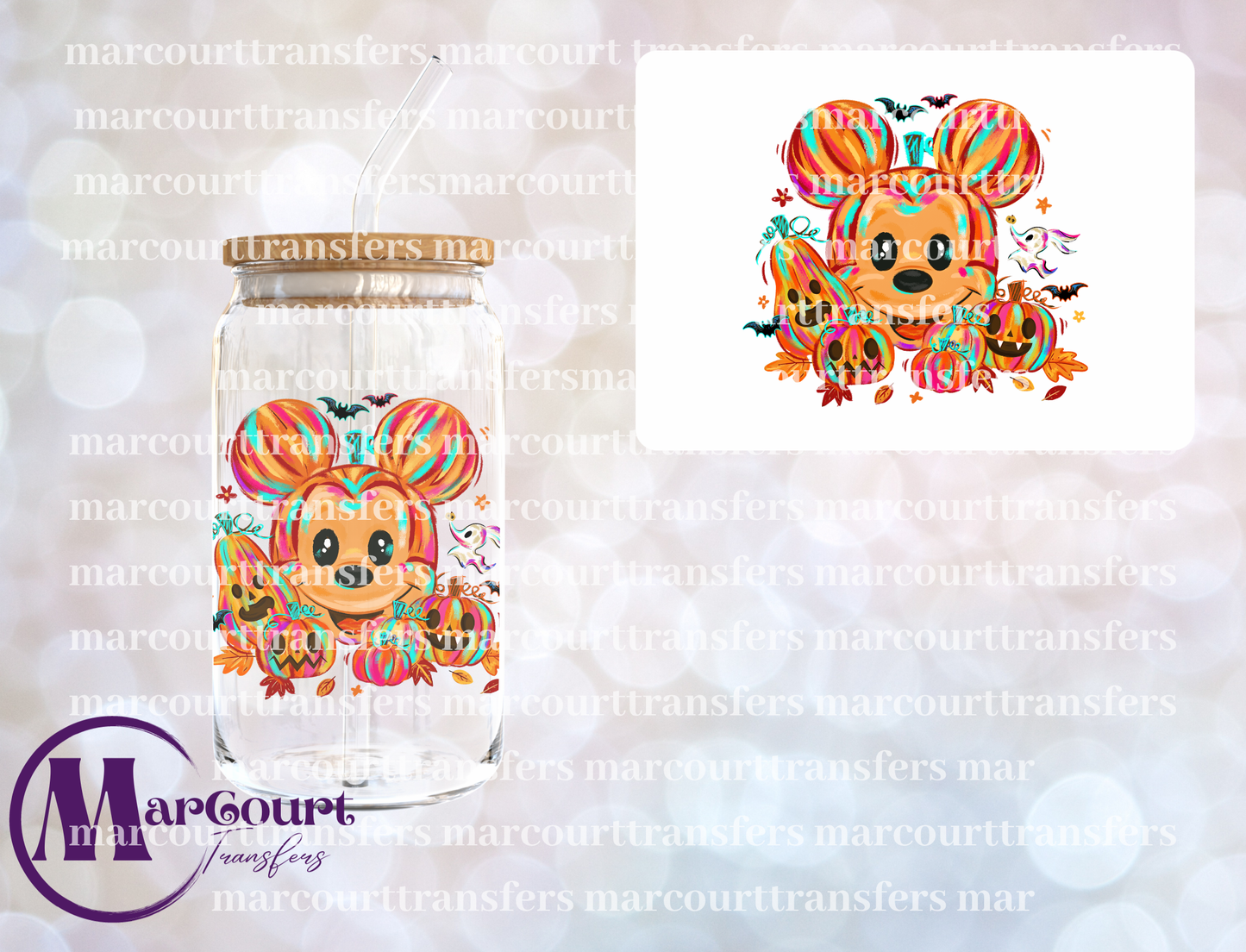 SPOOKY BOY MOUSE-UV DTF CUP WRAP