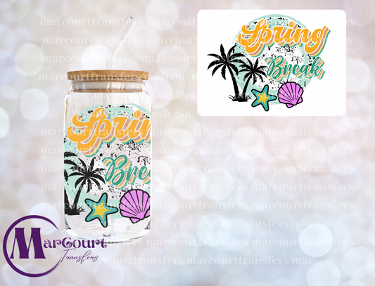 SPRING BREAK-DECAL-UV DTF CUP WRAP