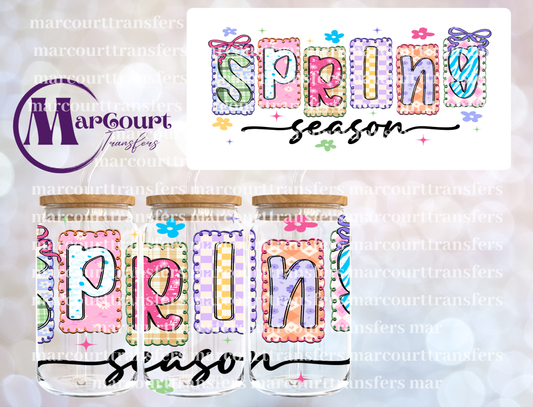 SPRING SEASON-16 0Z-UV DTF CUP WRAP