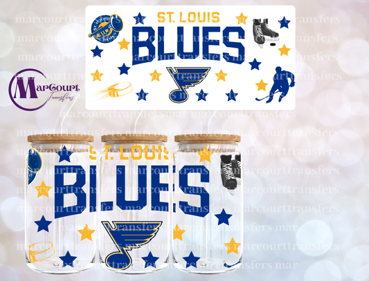 ST. LOUIS BLUES-16 0Z-UV DTF CUP WRAP