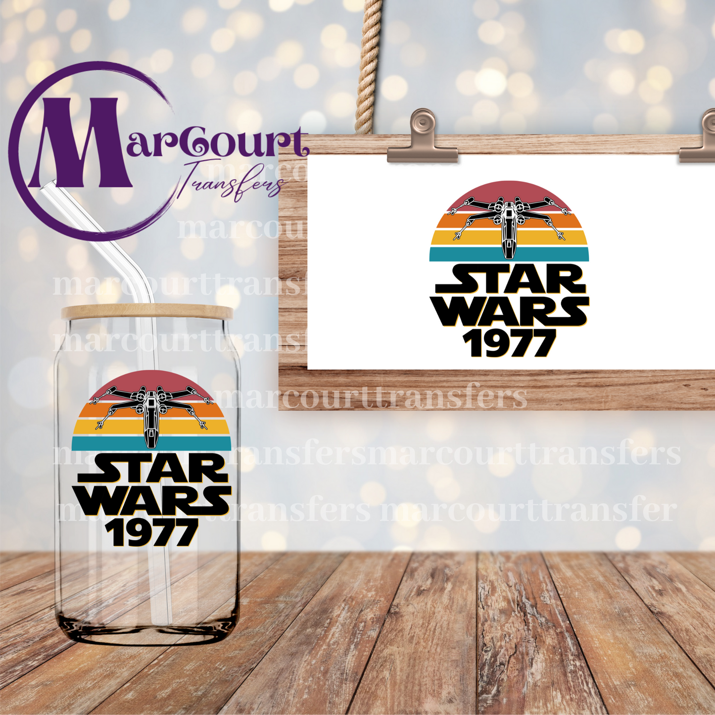 Star Wars 1977-DECAL-UV DTF CUP WRAP