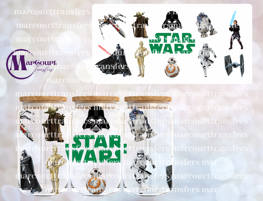 STAR WARS 2-16 0Z-UV DTF CUP WRAP