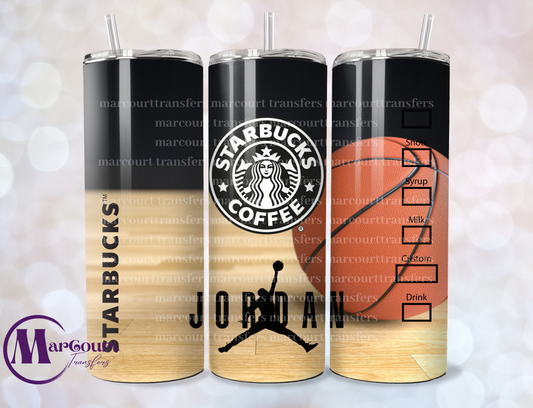 JORDAN STARBUCKS-SKINNY TUMBLER TRANSFER