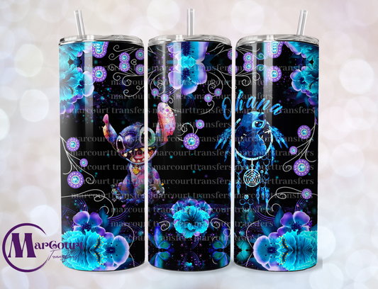 STITCH COSMO DREAM CATCHER-SKINNY TUMBLER TRANSFER