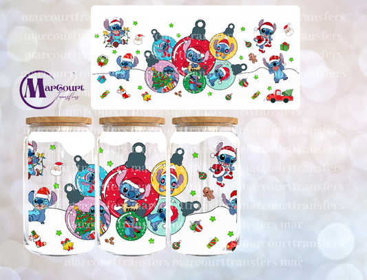 STITCH ORNAMENTS-16 0Z-UV DTF CUP WRAP