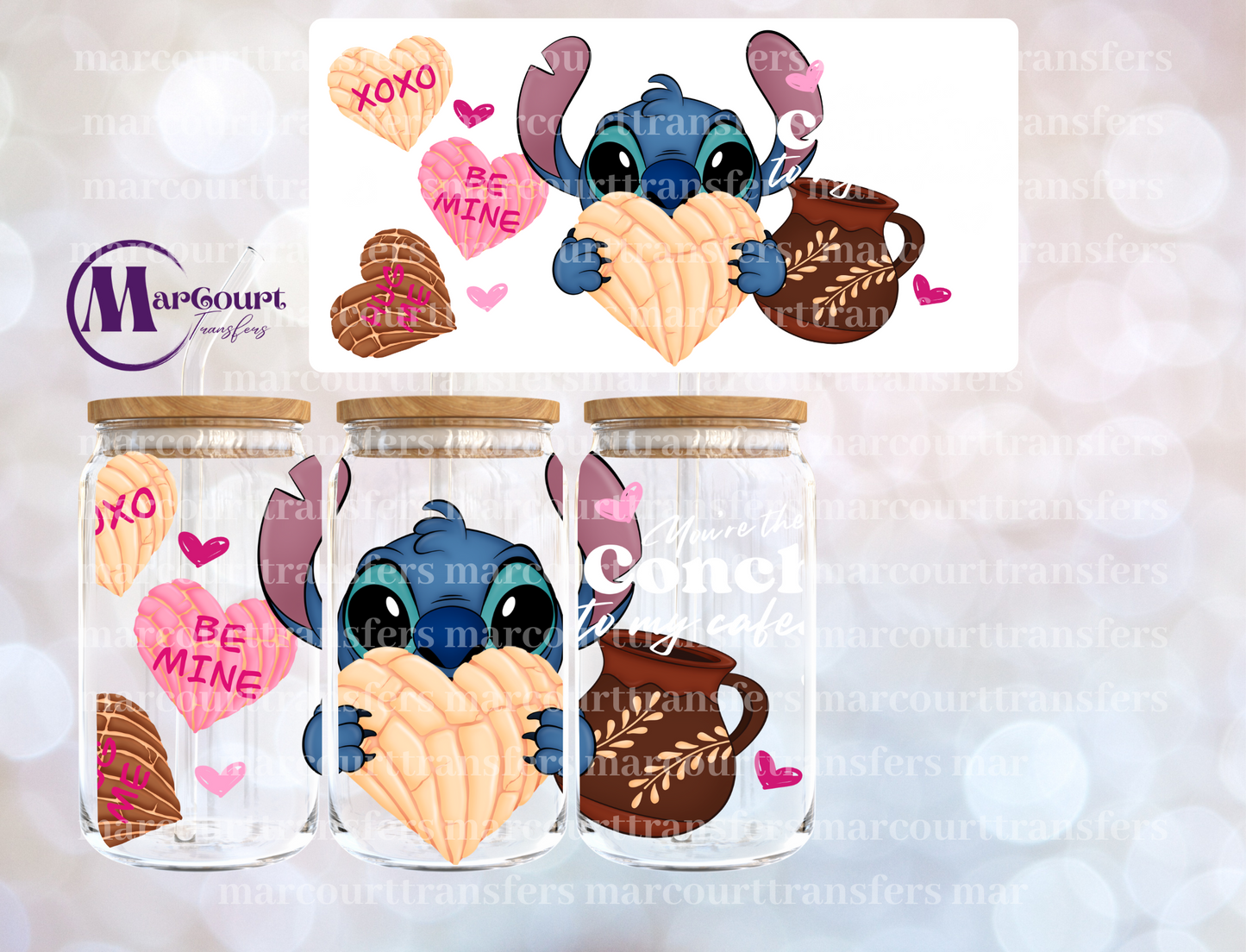 STITCH AN CONCHA VALENTINE-16 0Z-UV DTF CUP WRAP