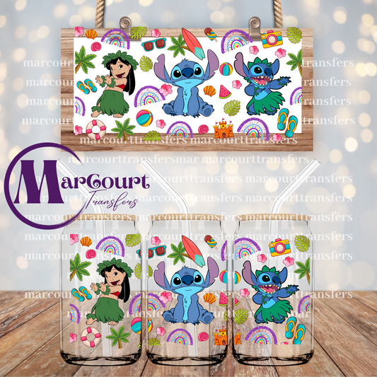 STITCH SUMMER FUN-16 0Z-UV DTF CUP WRAP