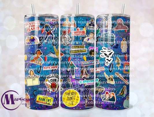 STRANGER THINGS-20 OZ-UV DTF CUP WRAP