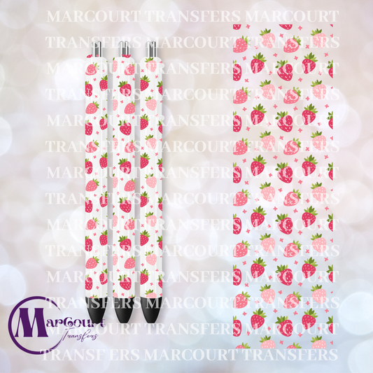 STRAWBERRIES PINK AND RED PEN-UV PEN WRAP