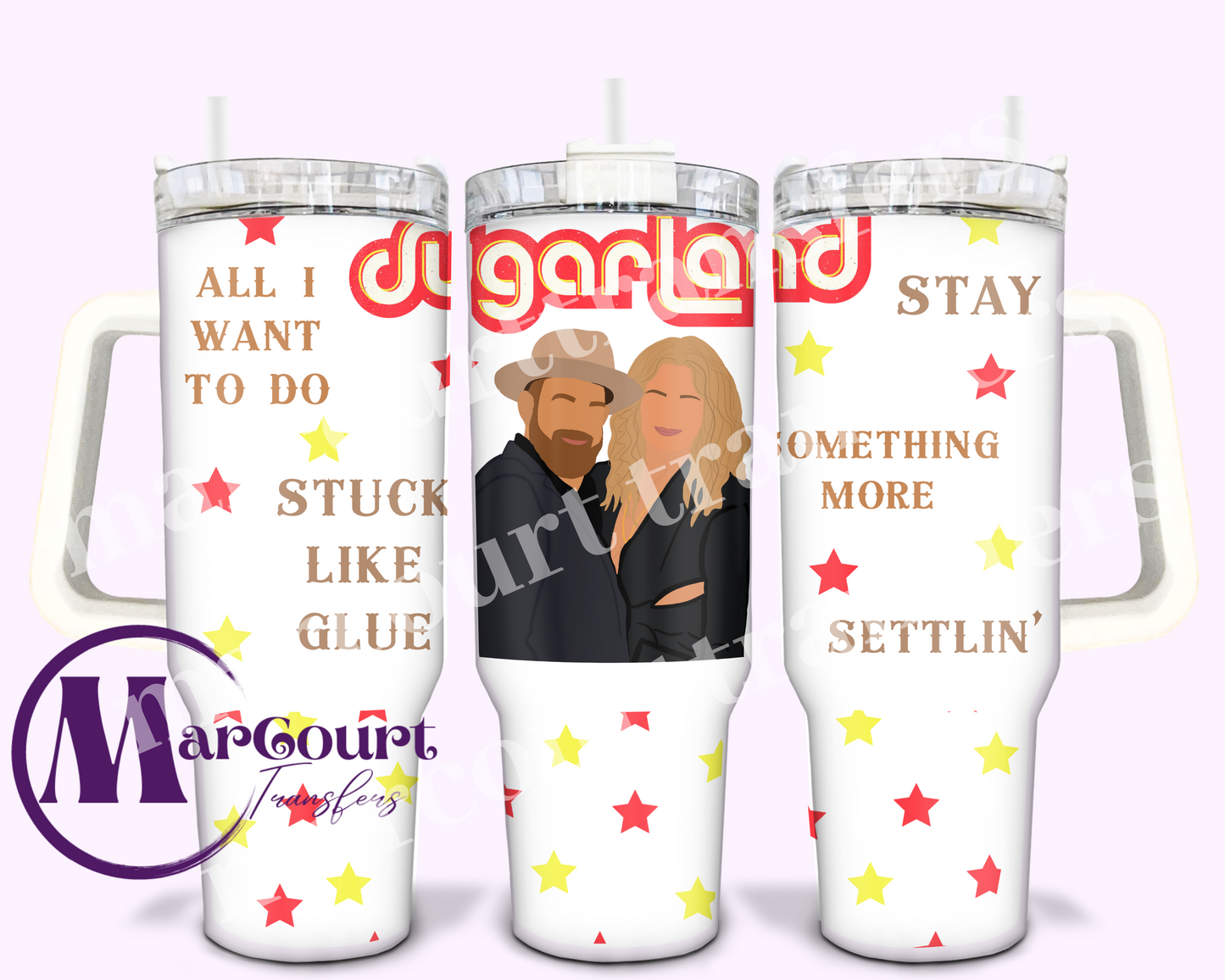 SUGARLAND (THE BAND)-40 0Z-UV DTF CUP WRAP